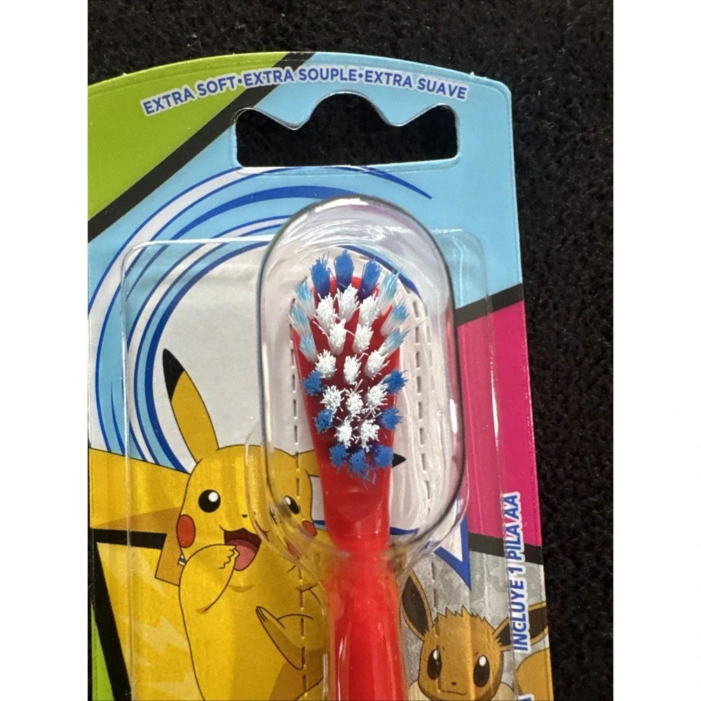 Colgate Kids‎ Toothbrush Battery Powered Electric Extra Soft Bristles Pokemon